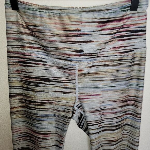 PrAna Electa Leggings II Multi Striations tights size Large - Picture 5 of 8